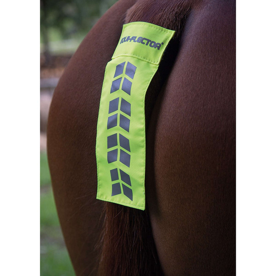 Equi-Flector by Shires Tail Band Mesh Reflective Yellow