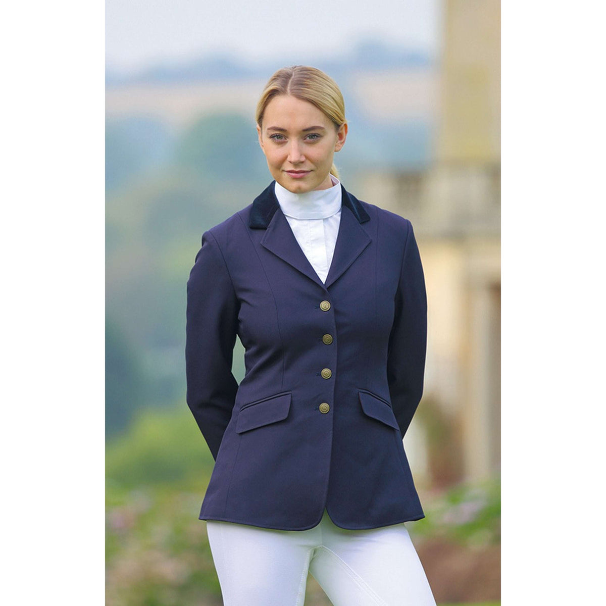 Shires Competition Jacket Aston Ladies Navy