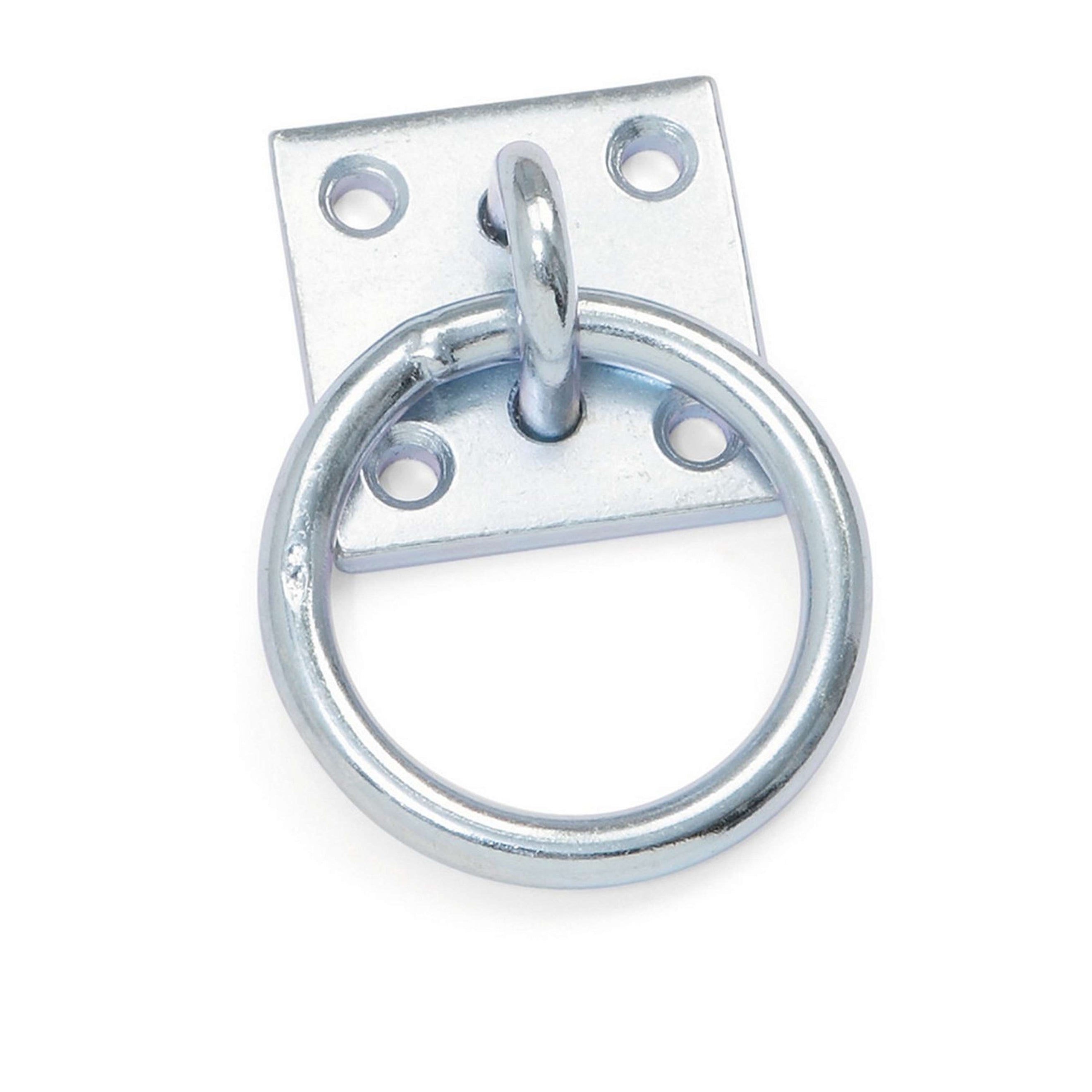 Shires Tie Ring with Plate Metal Shires Tie Ring with Plate Metal