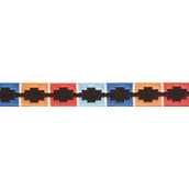 Aubrion Belt Skinny Polo Turquise/Red/Orange/Blue