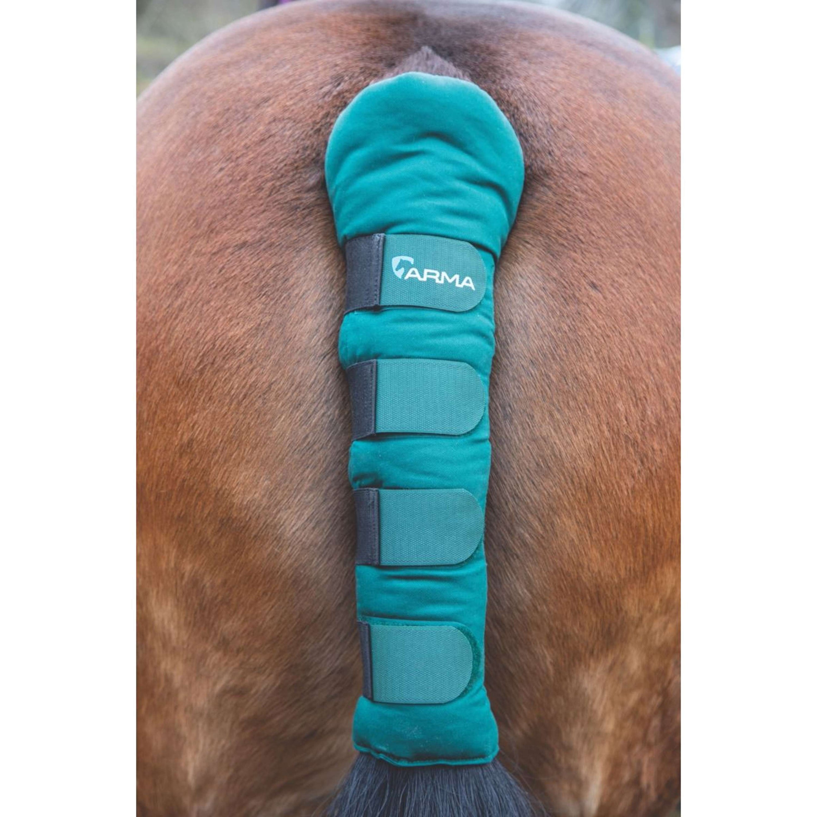 Arma by Shires Tail Guard Padded Green Arma by Shires Tail Guard Padded Green