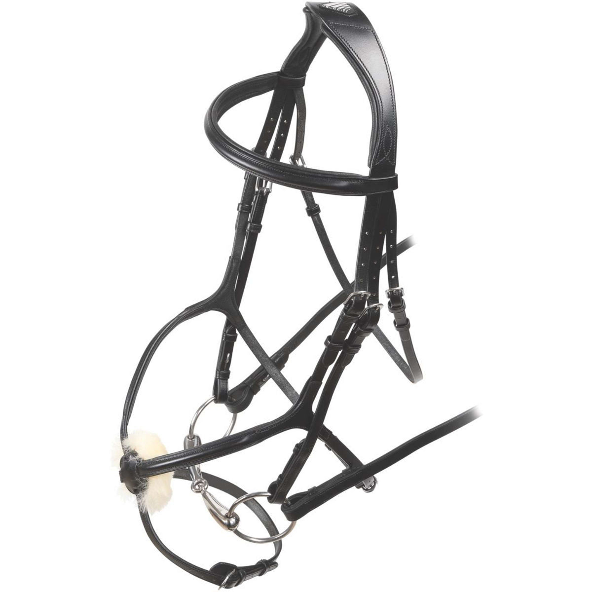 Velociti Bridle Rapida Mexican Noseband Black