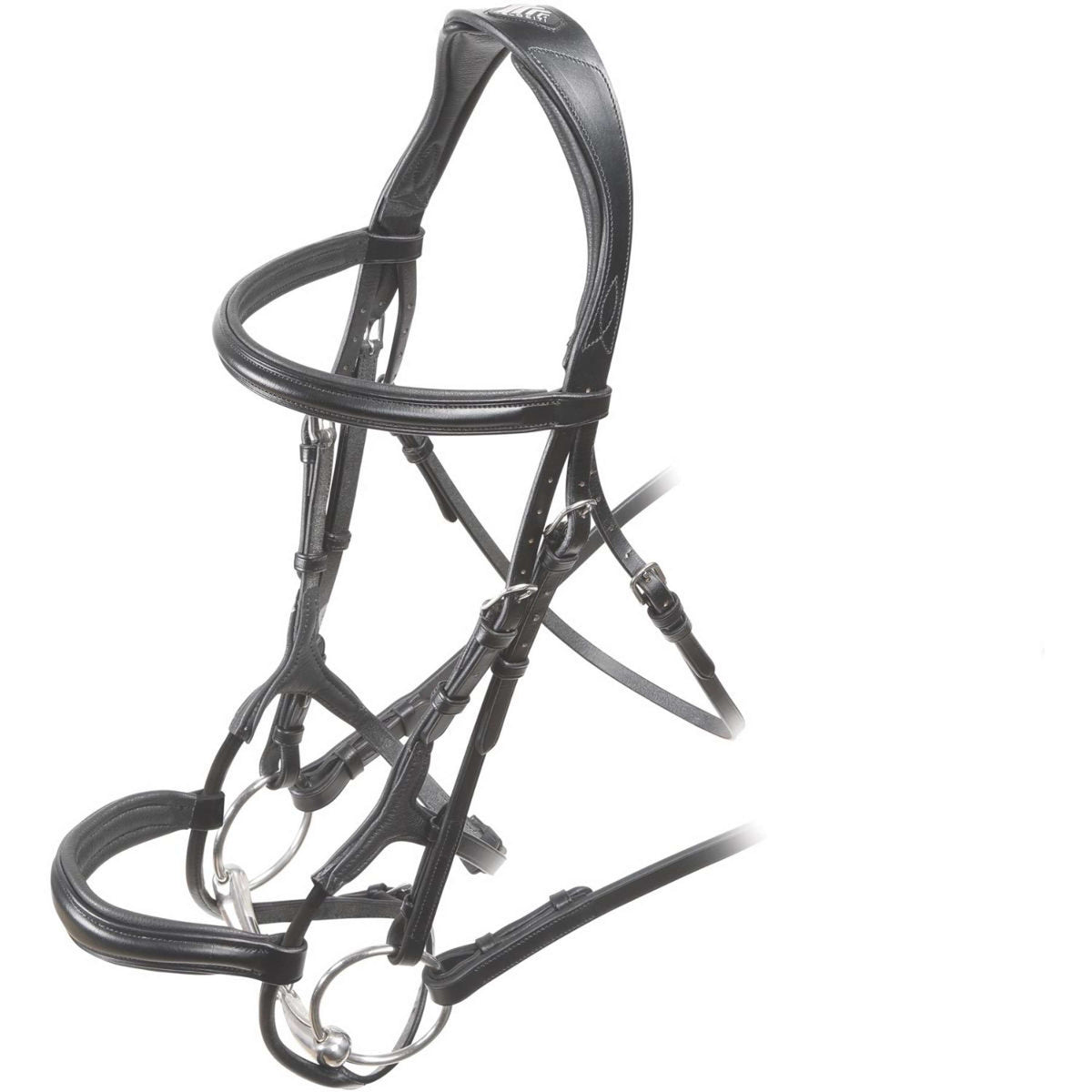 Velociti Bridle Rapida Rolled Padded Black