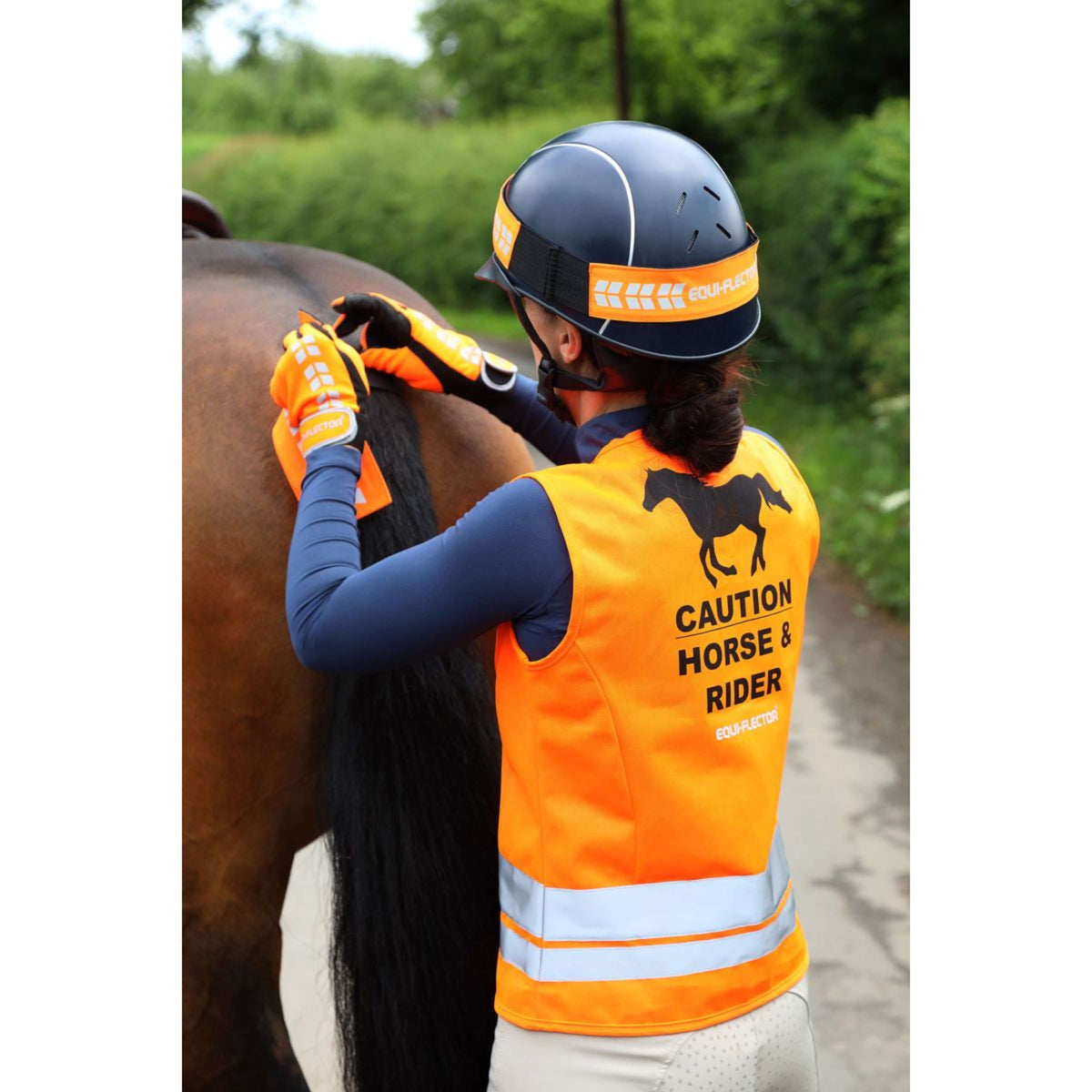 Equi-Flector Safety Vest Orange