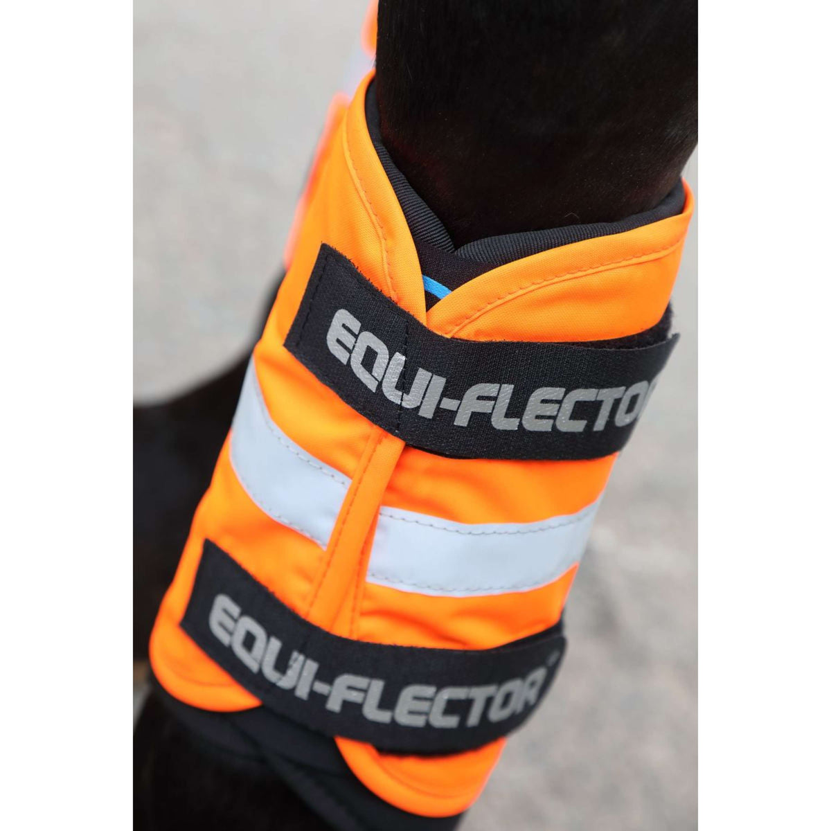 Equi-Flector Leg Band Reflective Orange