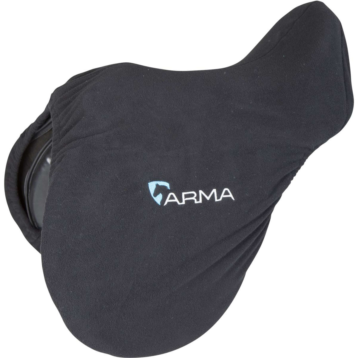 Arma by Shires Saddle Cover Fleece Black