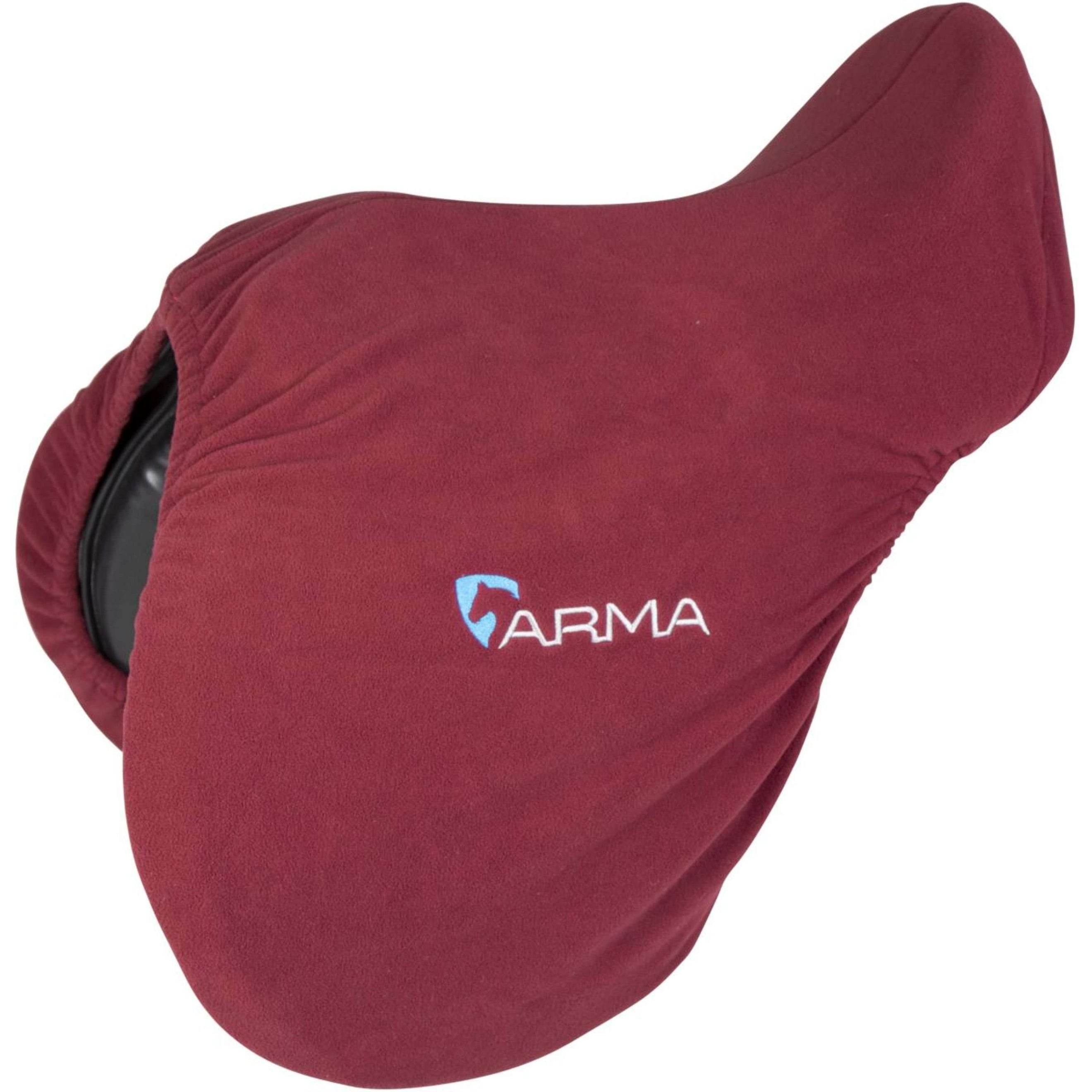 Arma Saddle Cover Fleece Maroon