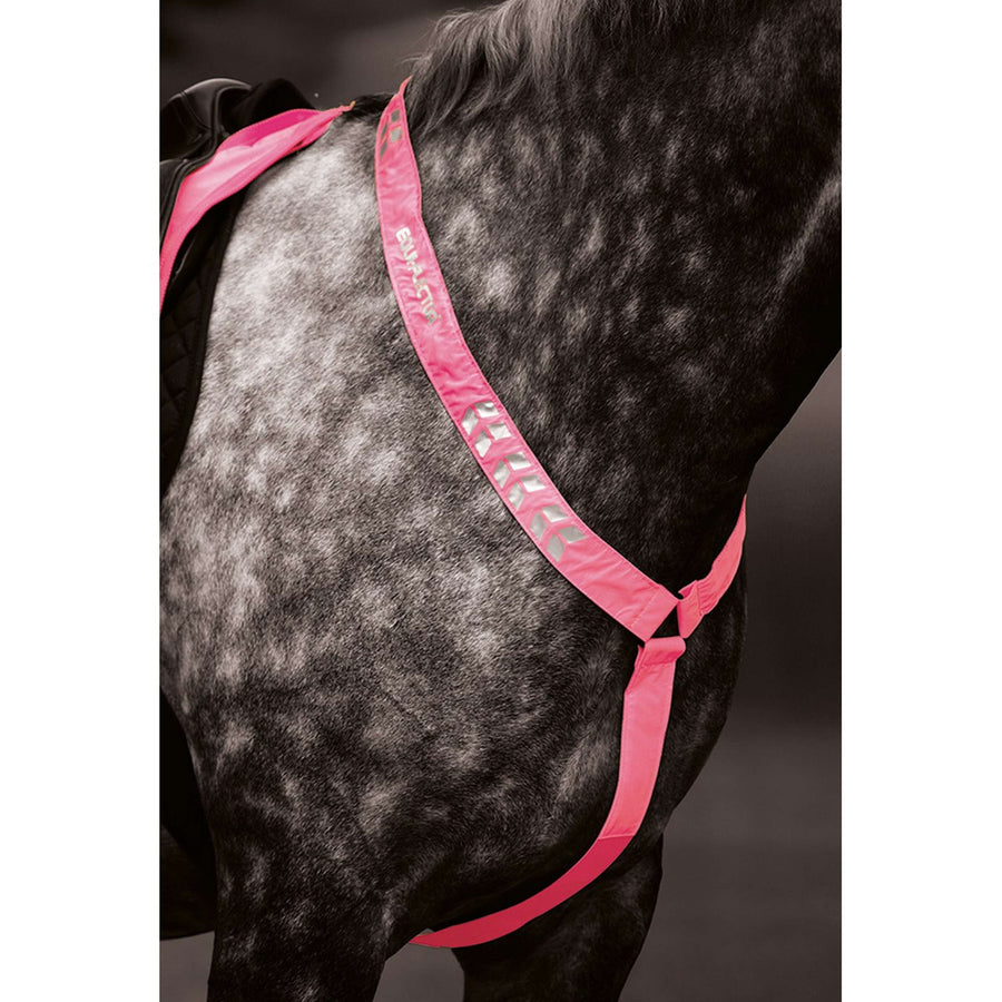 Equi-Flector by Shires Front Strap Reflective Fluor Pink