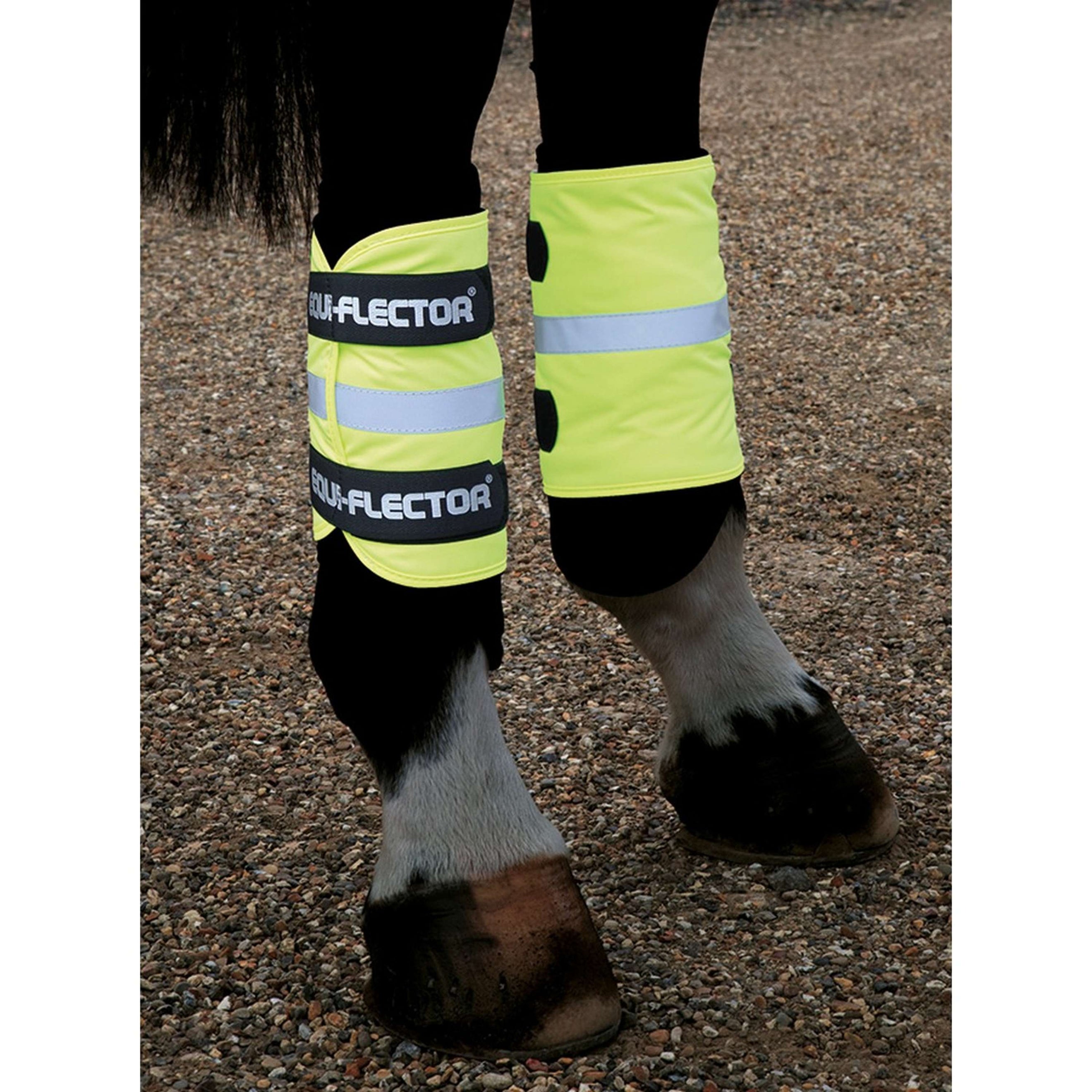 Equi-Flector by Shires Leg Band Reflective Yellow Equi-Flector by Shires Leg Band Reflective Yellow