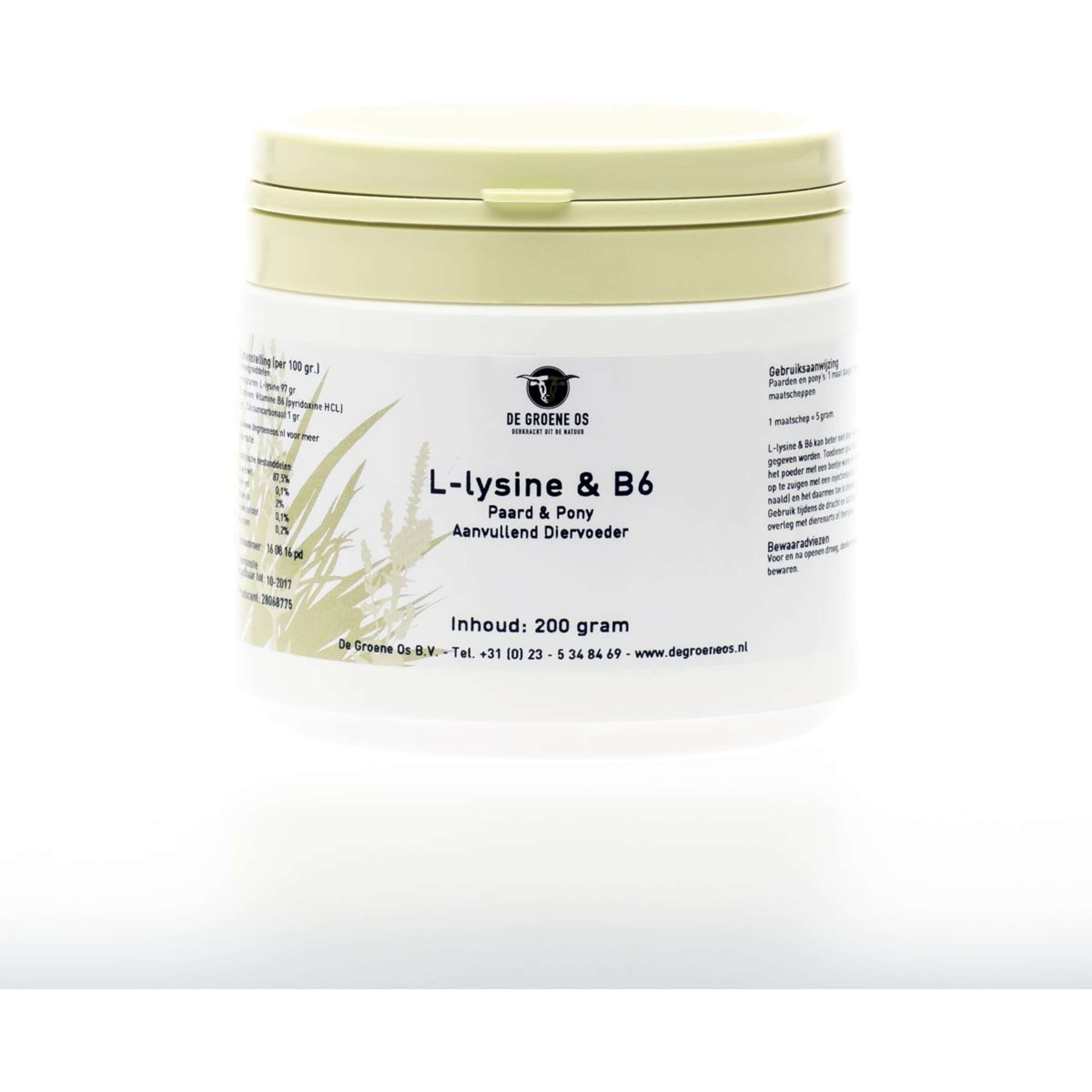 Groene Os L-Lysine & Vitamin B6 Horse