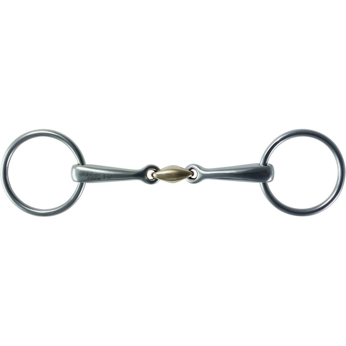 Stübben Sweet Copper Loose Ring Snaffle Double RVS RVS