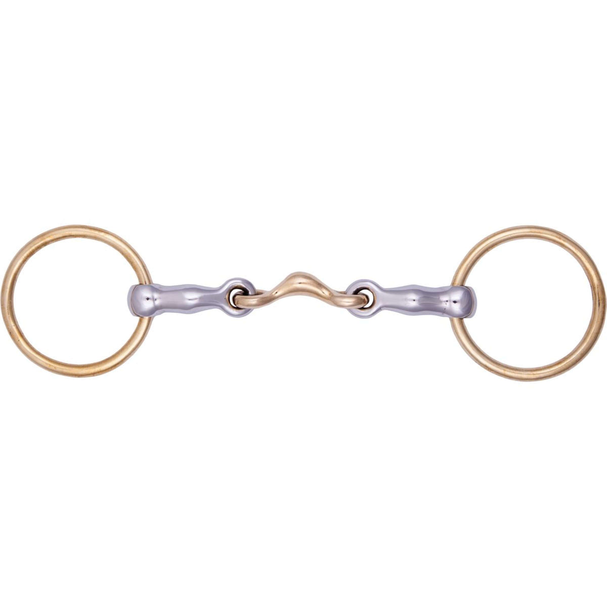 Stübben Sweet Copper Icelandic Snaffle Double Broken RVS