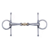 Stübben Full Cheek Snaffle Double Jointed RVS