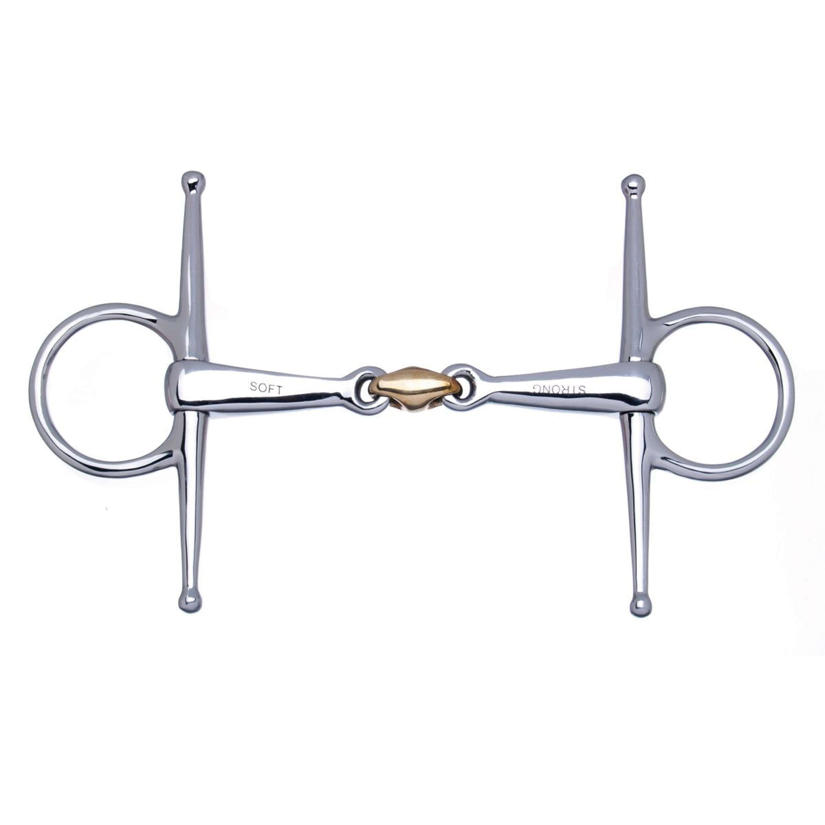 Stübben Full Cheeck Snaffle 2 in 1 Stainless Steel RVS