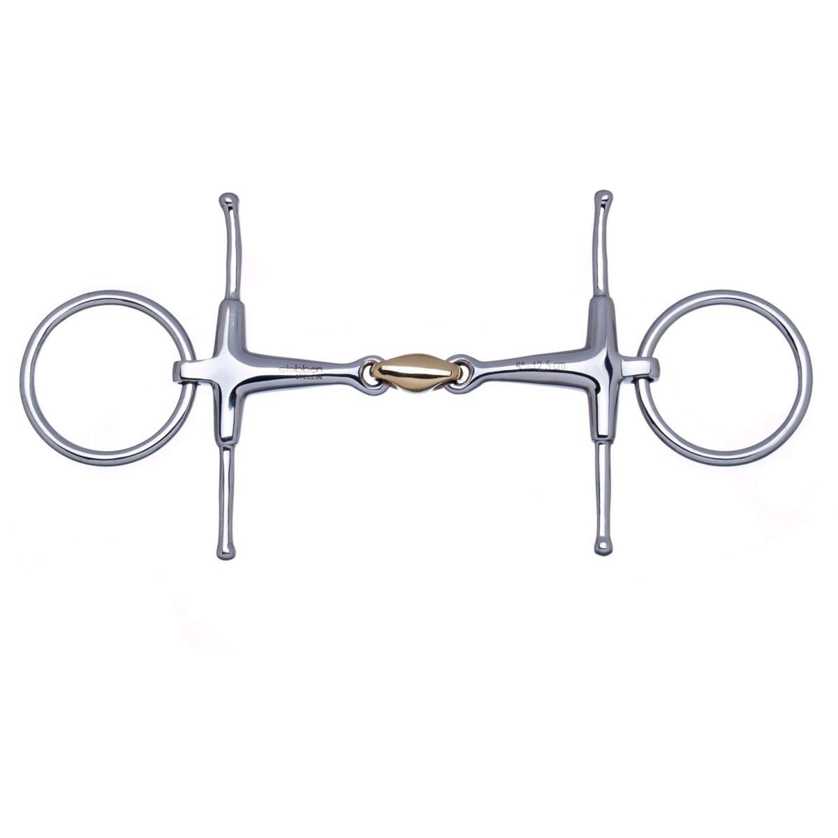 Stübben Full Cheeck Snaffle Fulmer Stainless Steel RVS