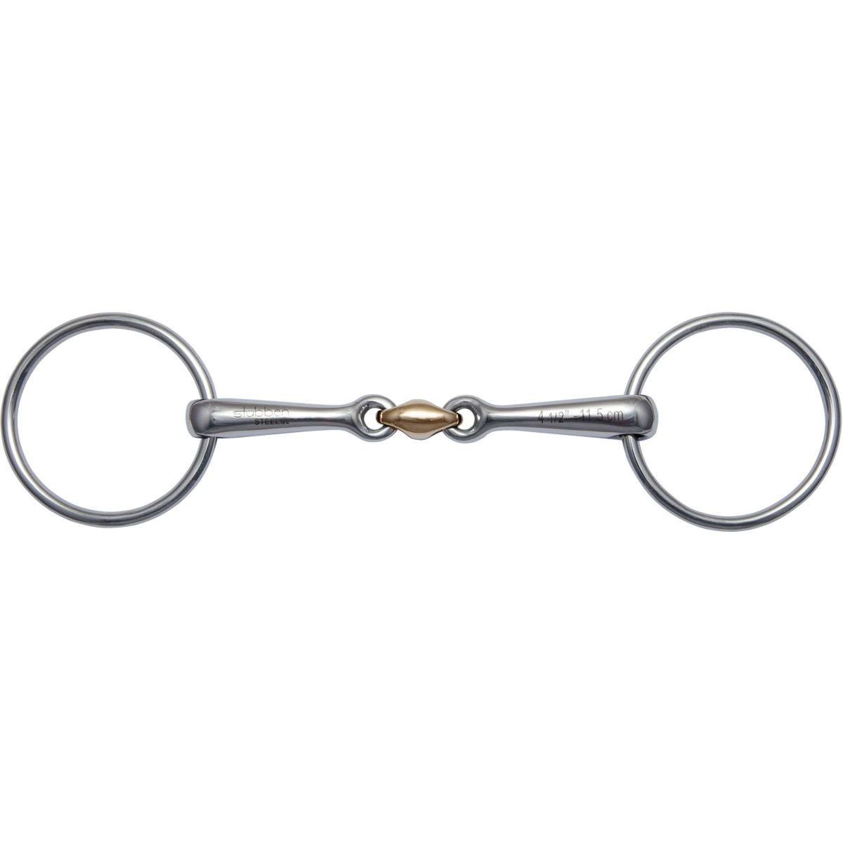 Stübben Stainless Steel Loose Ring Snaffle Underlay RVS