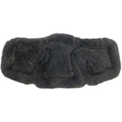 Stübben Girth Fur Cover Equi-Soft Lambskin Anthracite/Black