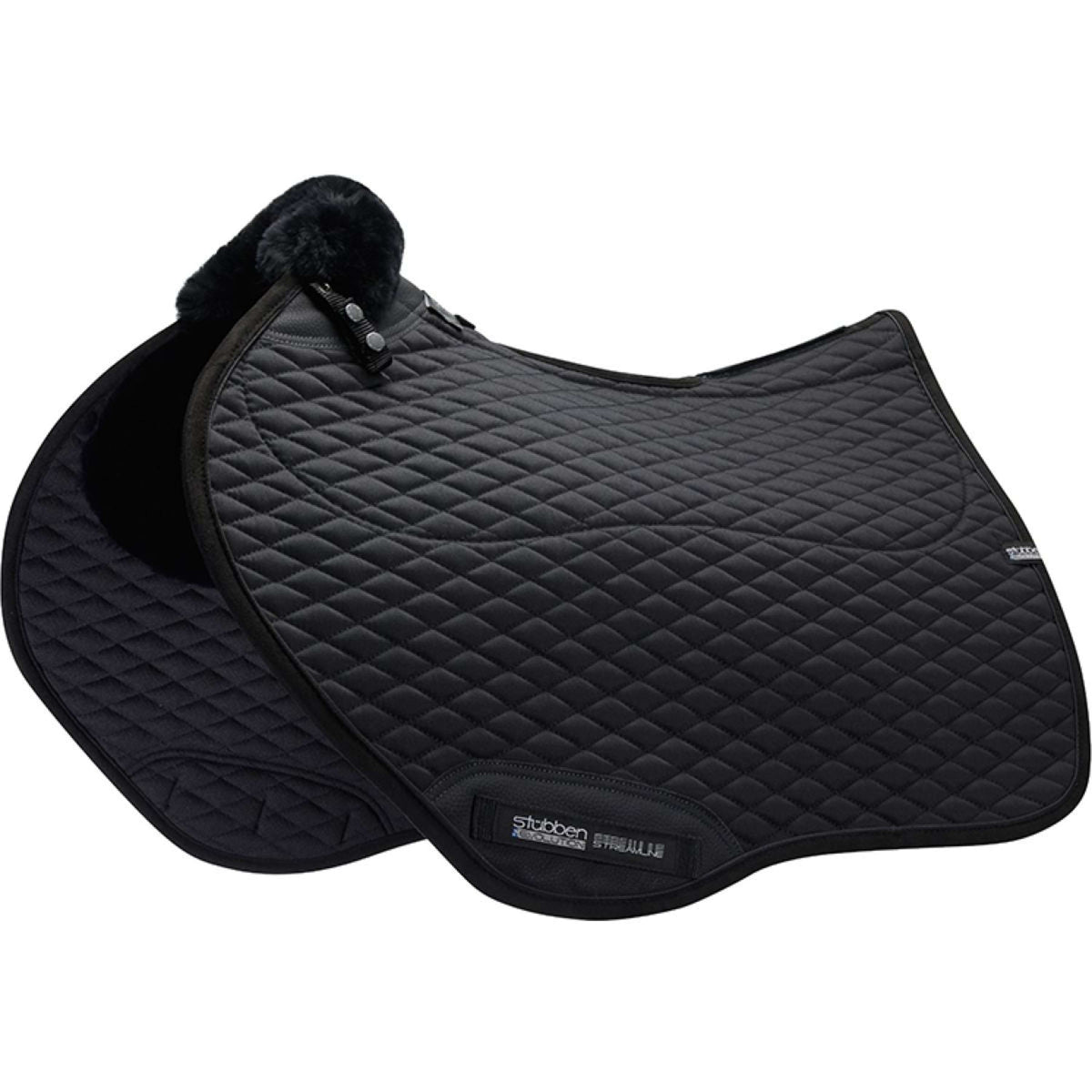 Stübben Saddlepad Streamline Close Contact Sheepskin Black