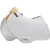 Stübben Saddlepad Streamline Close Contact Sheepskin White