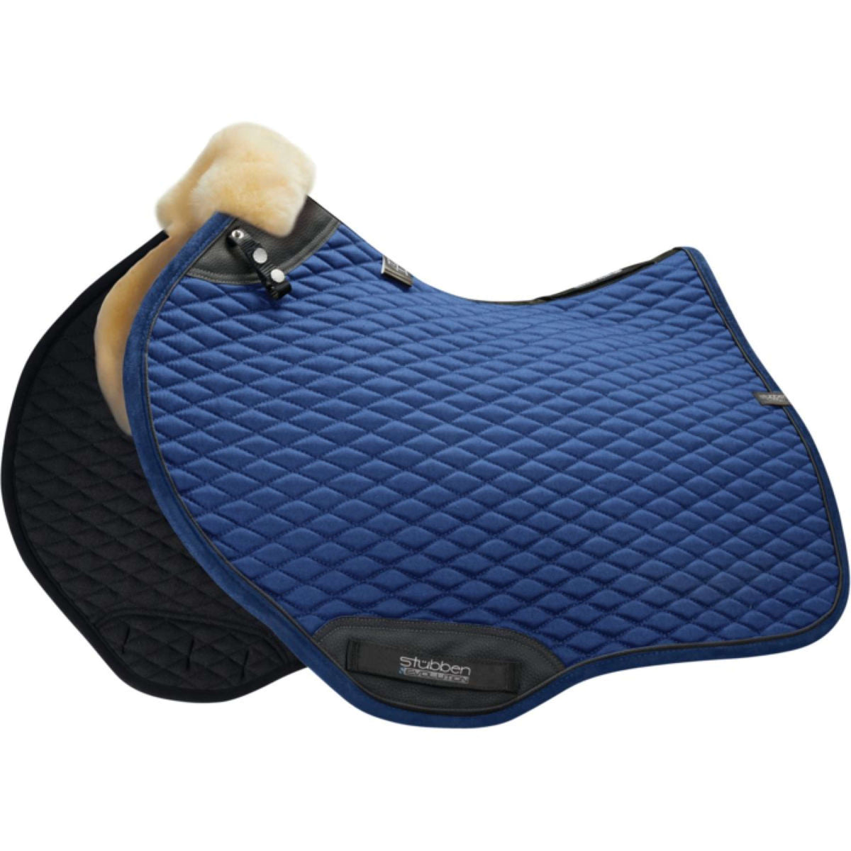 Stübben Saddlepad Streamline Close Contact Sheepskin Blue