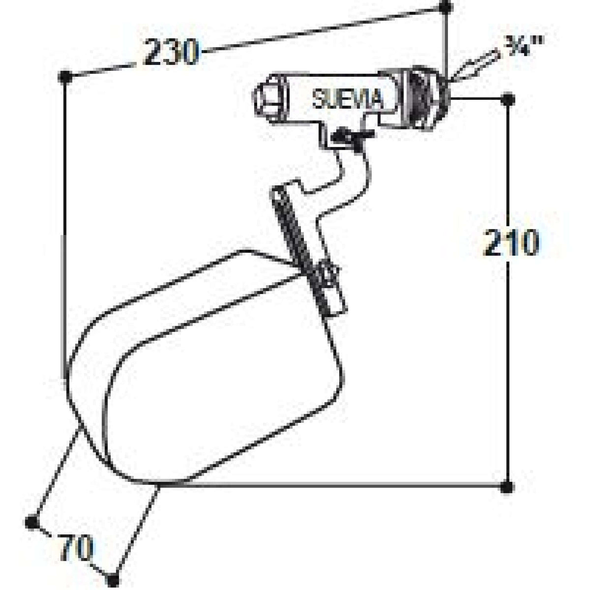 Suevia Drinking Trough Float Model 675 Low Pressure