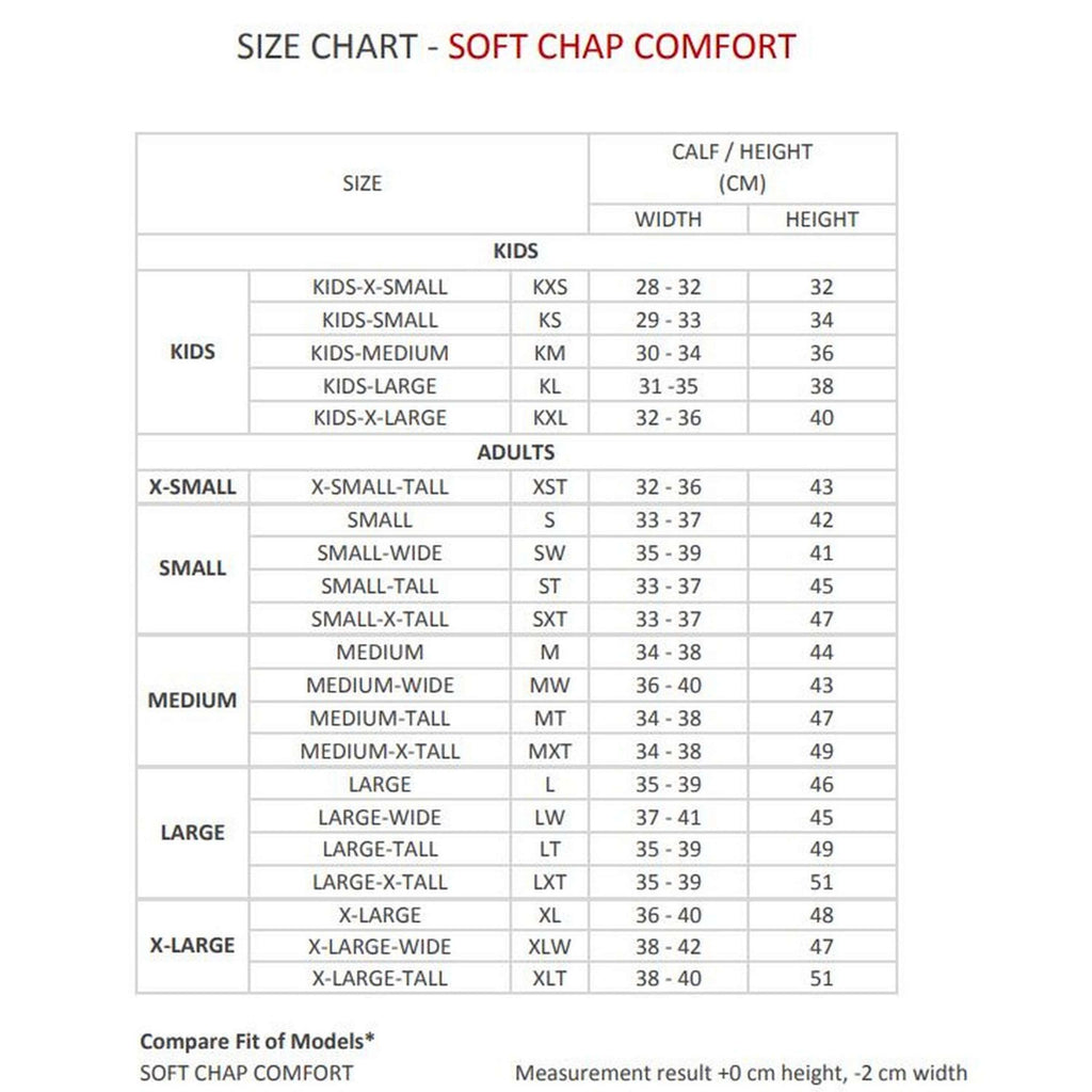 Suedwind Chaps Comfort Soft Back Zip Black