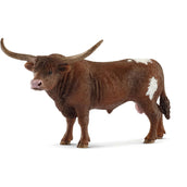 Schleich Figurine Farm World Texas Longhorn Bull Brown