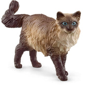 Schleich Figurine Farm World Ragdoll Cat Brown