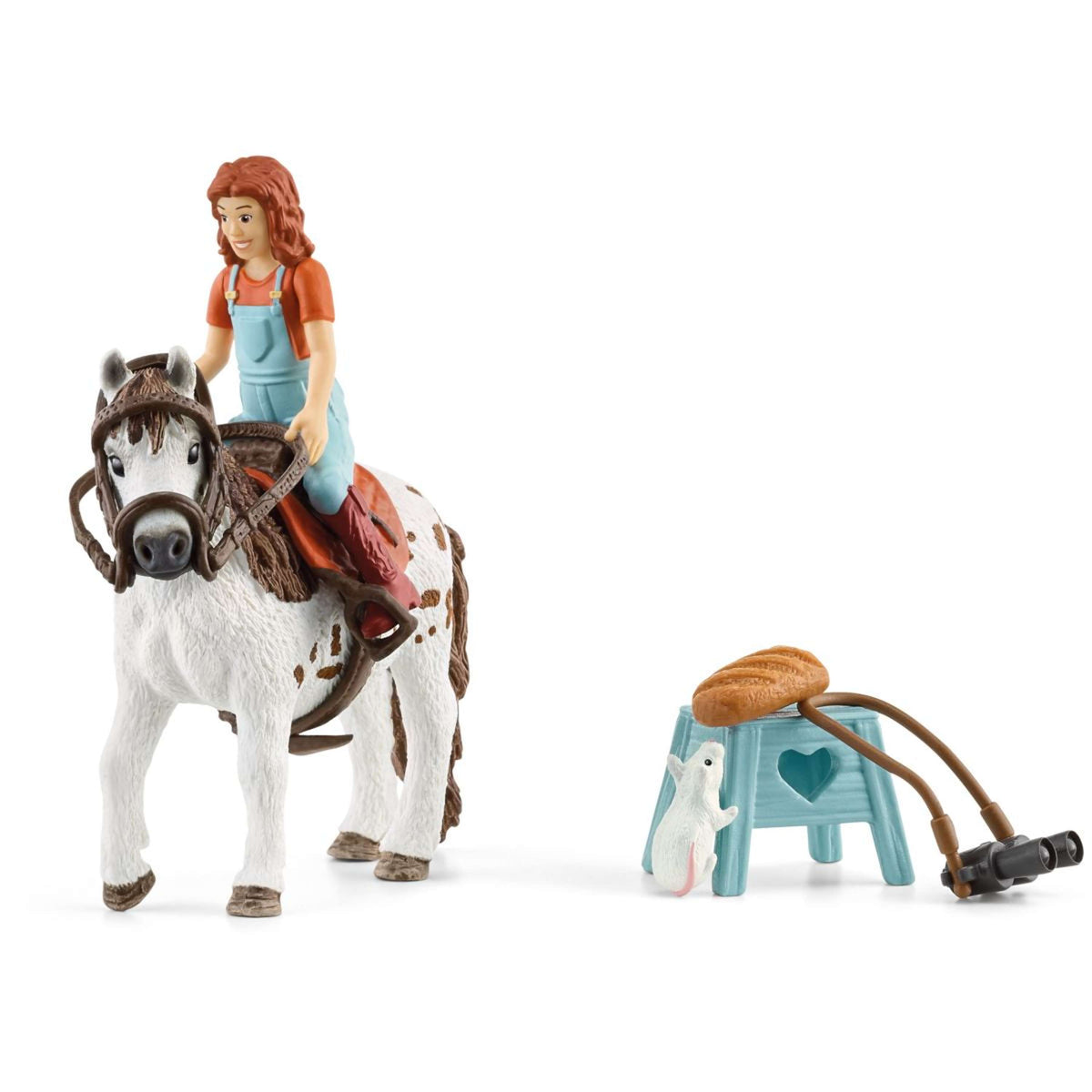 Schleich Playset Horse Club Horse Club Mia & Spotty Light Blau/White