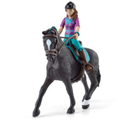 Schleich Playset Horse Club Horse Club Lisa & Storm Black/Purple