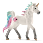 Schleich Figurine Bayala Sea Unicorn, Foal Pink/White/Blue