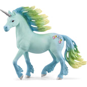 Schleich Figurine Bayala Marshmallow Unicorn Stallion Blue/Green