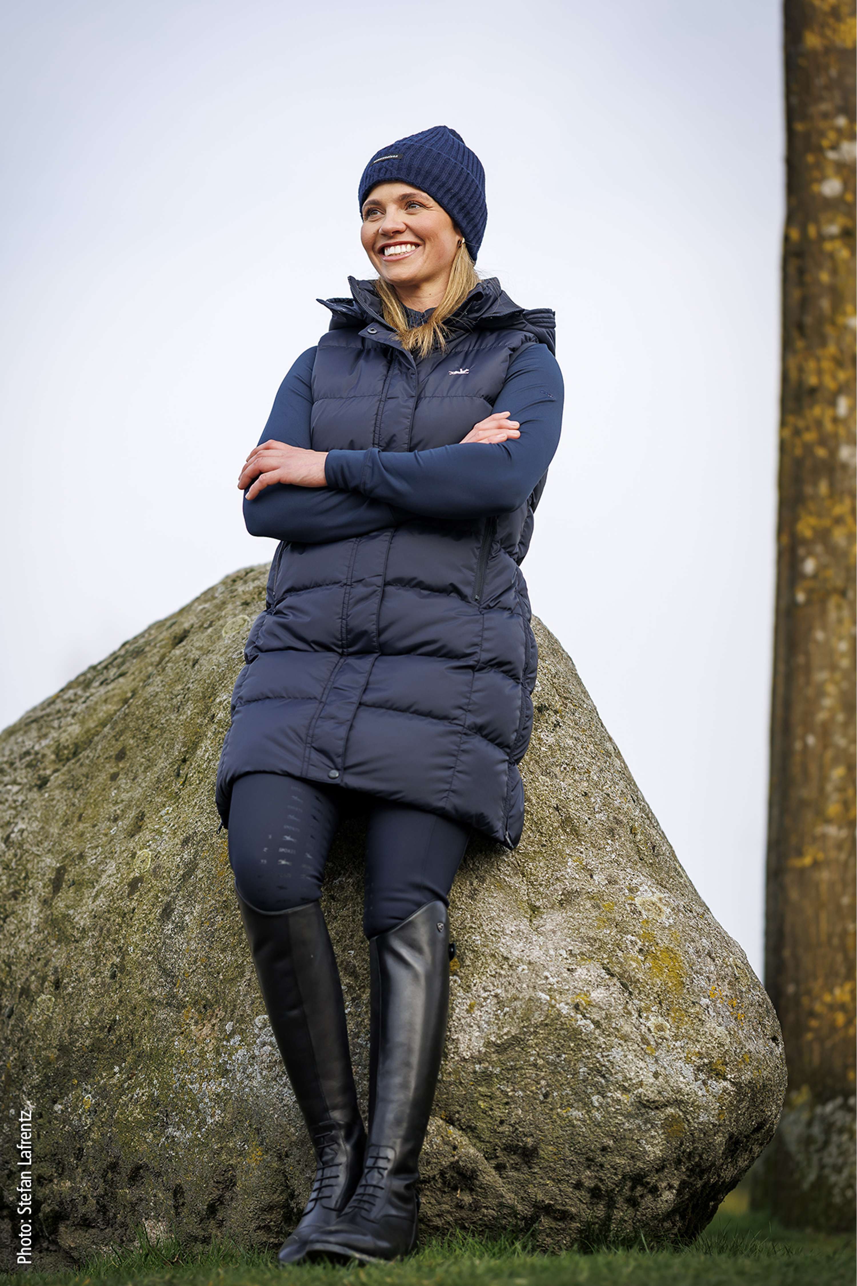 Schockemöhle Long Bodywarmer SPTilly Dark Navy