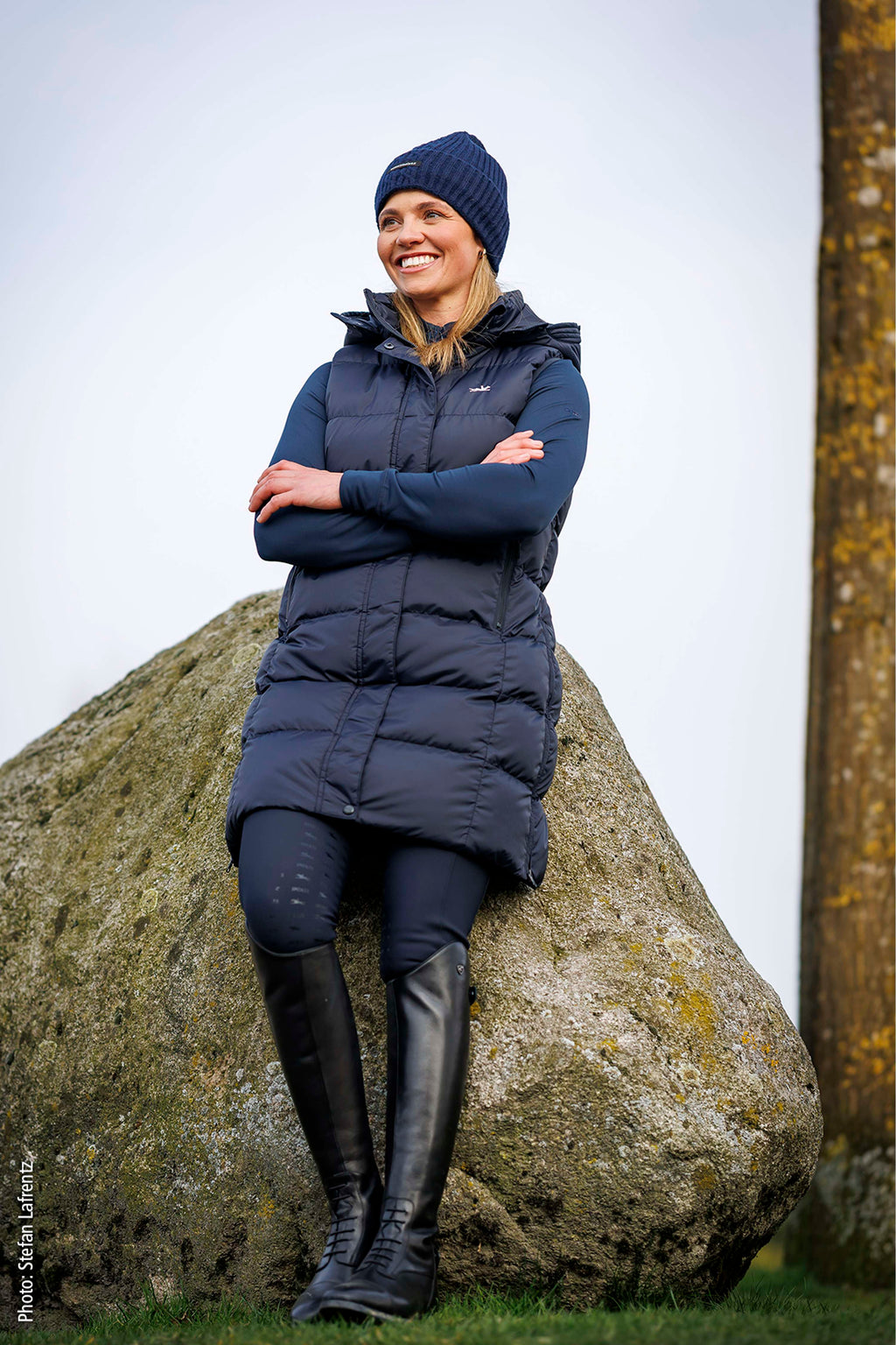 Schockemöhle Long Bodywarmer SPTilly Dark Navy