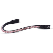 Schockemöhle Browband Siena Black/Light pink