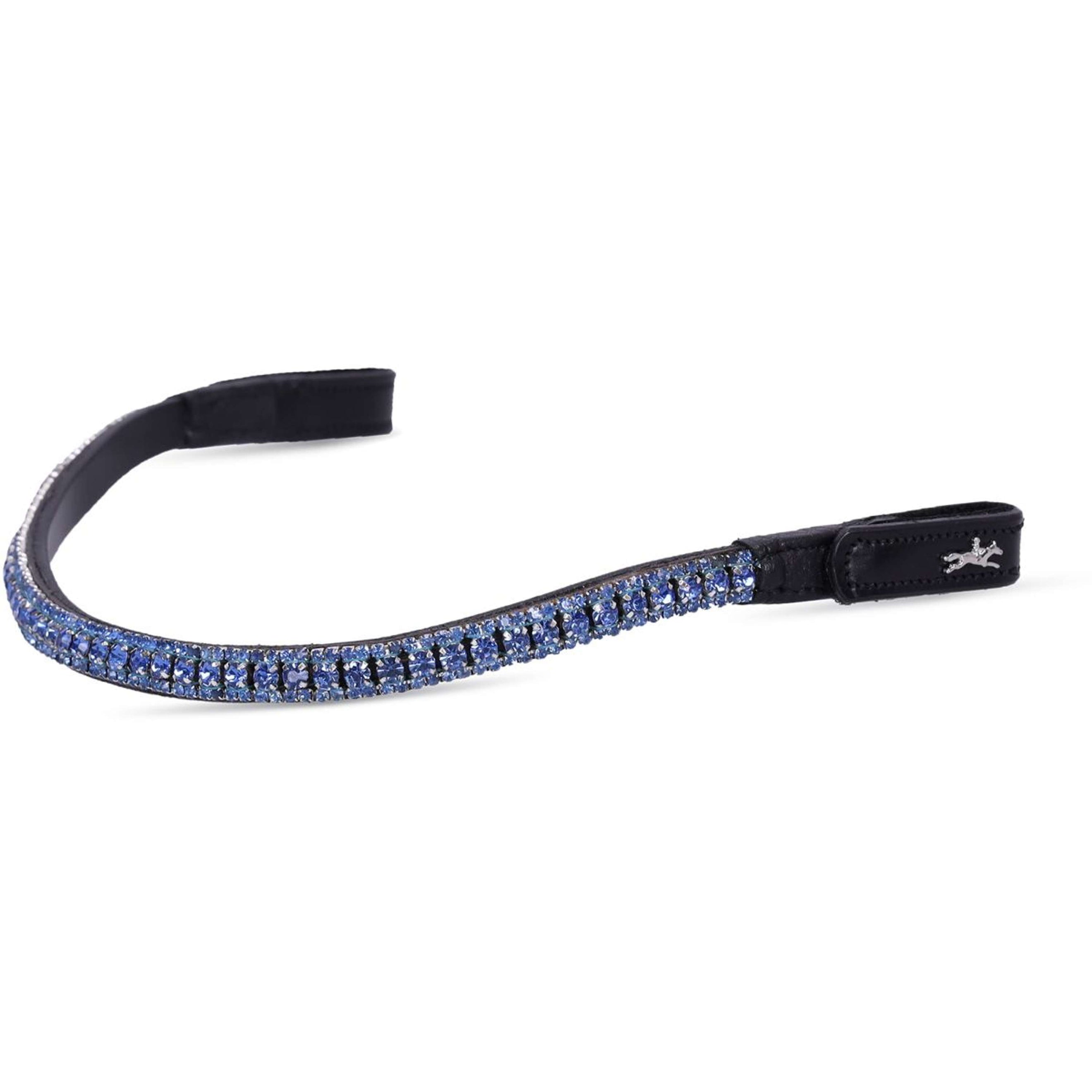 Schockemöhle Browband Malaga Black/Light Blue