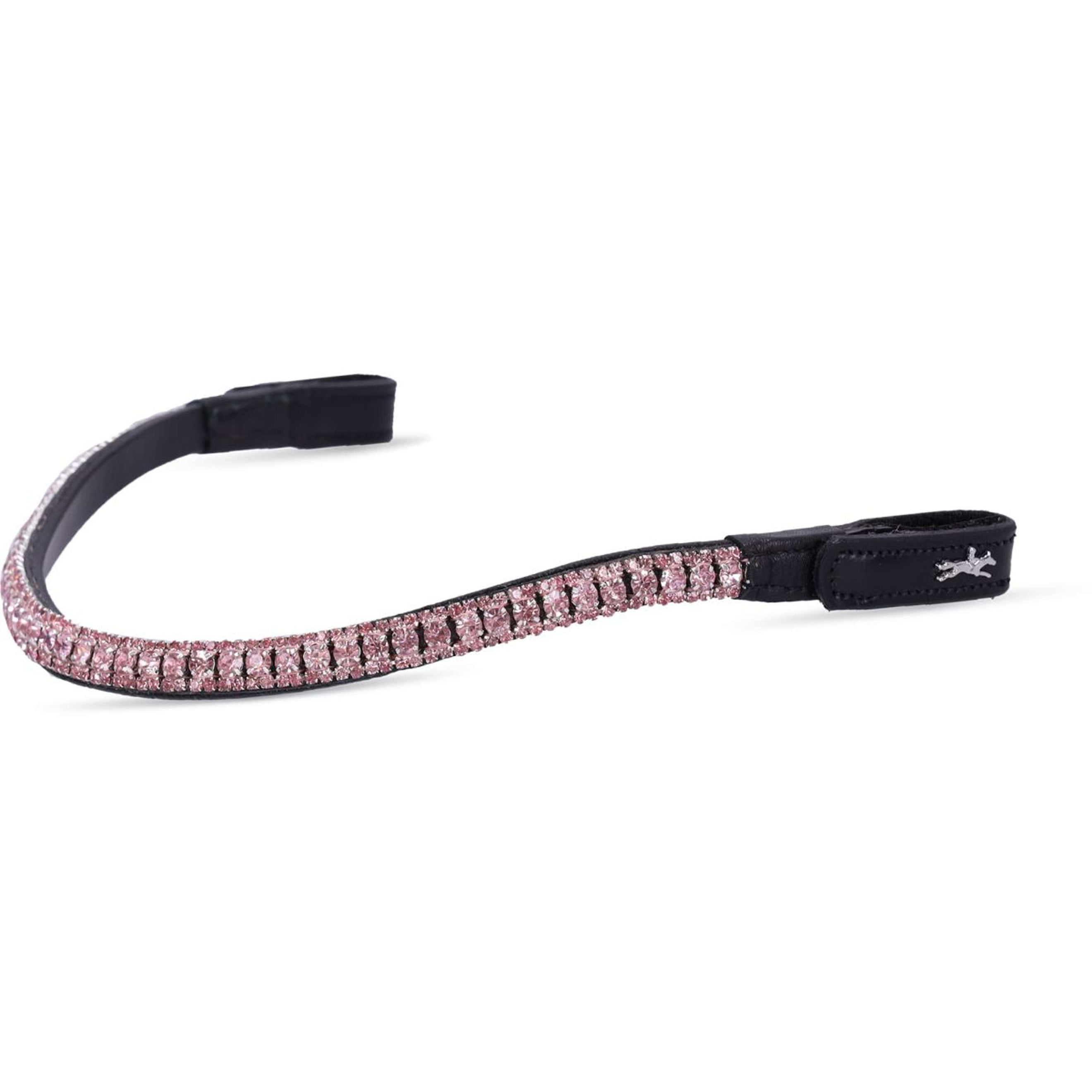 Schockemöhle Browband Malaga Black/Light pink