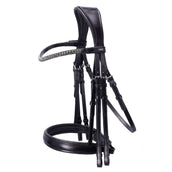 Schockemöhle Double Bridle Brindisi Black/Grey/Silver