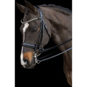 Schockemöhle Double Bridle Brindisi Black/Grey/Silver