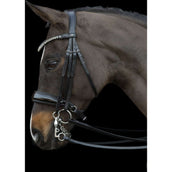 Schockemöhle Double Bridle Milazzo Black/Silver