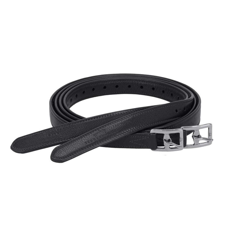 Schockemöhle Stirrup straps Colorado Soft Black/Silver