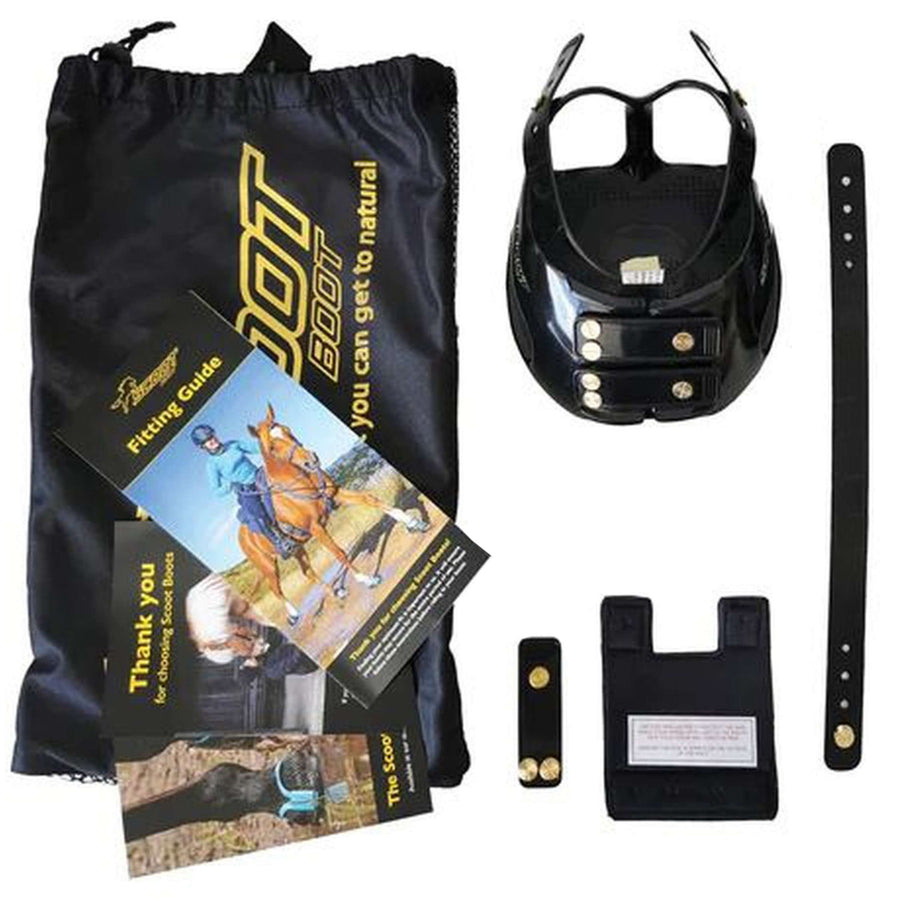 Scoot Boot Horse Shoe Regular Single Black