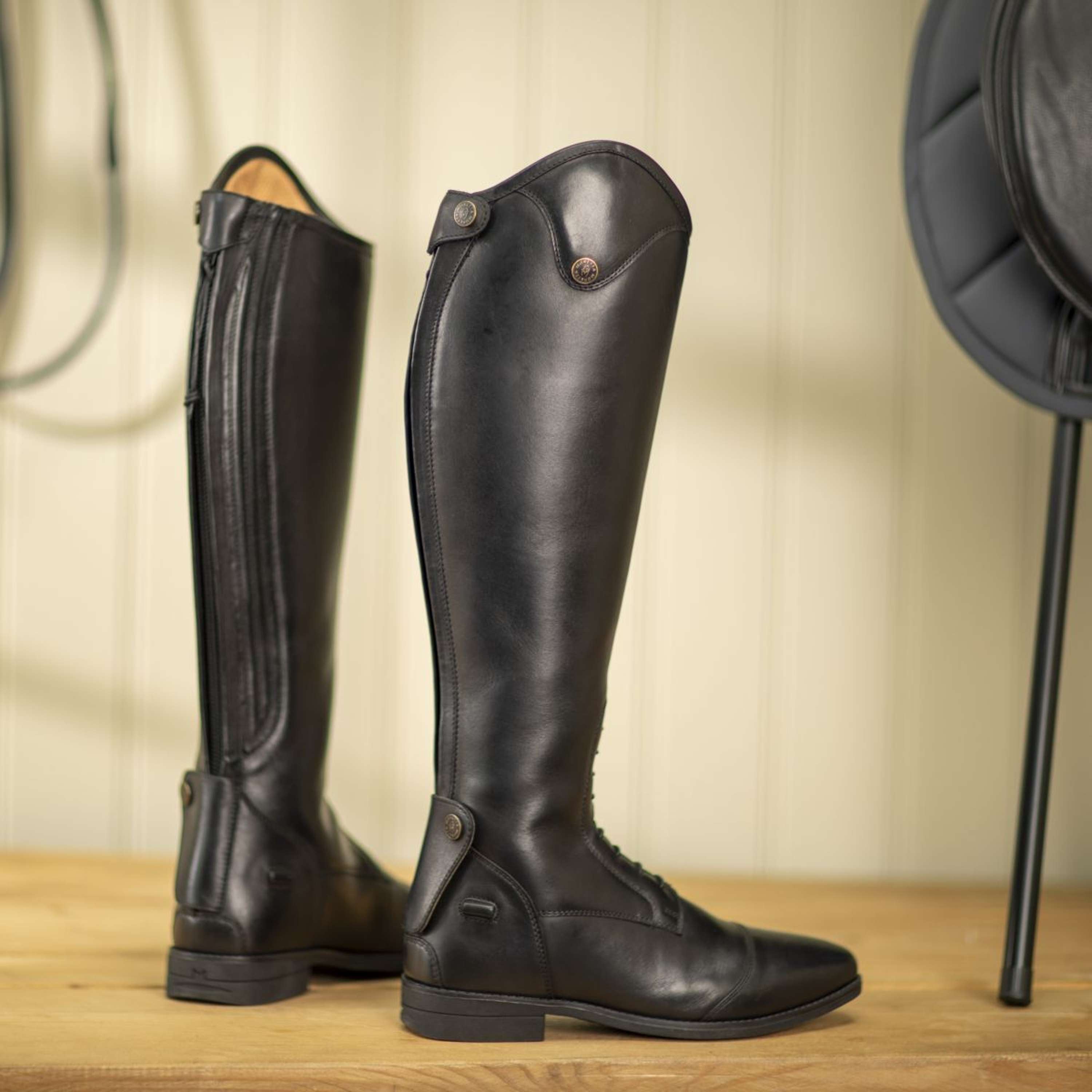 Moretta by Shires Riding Boots Ortona Tall Black