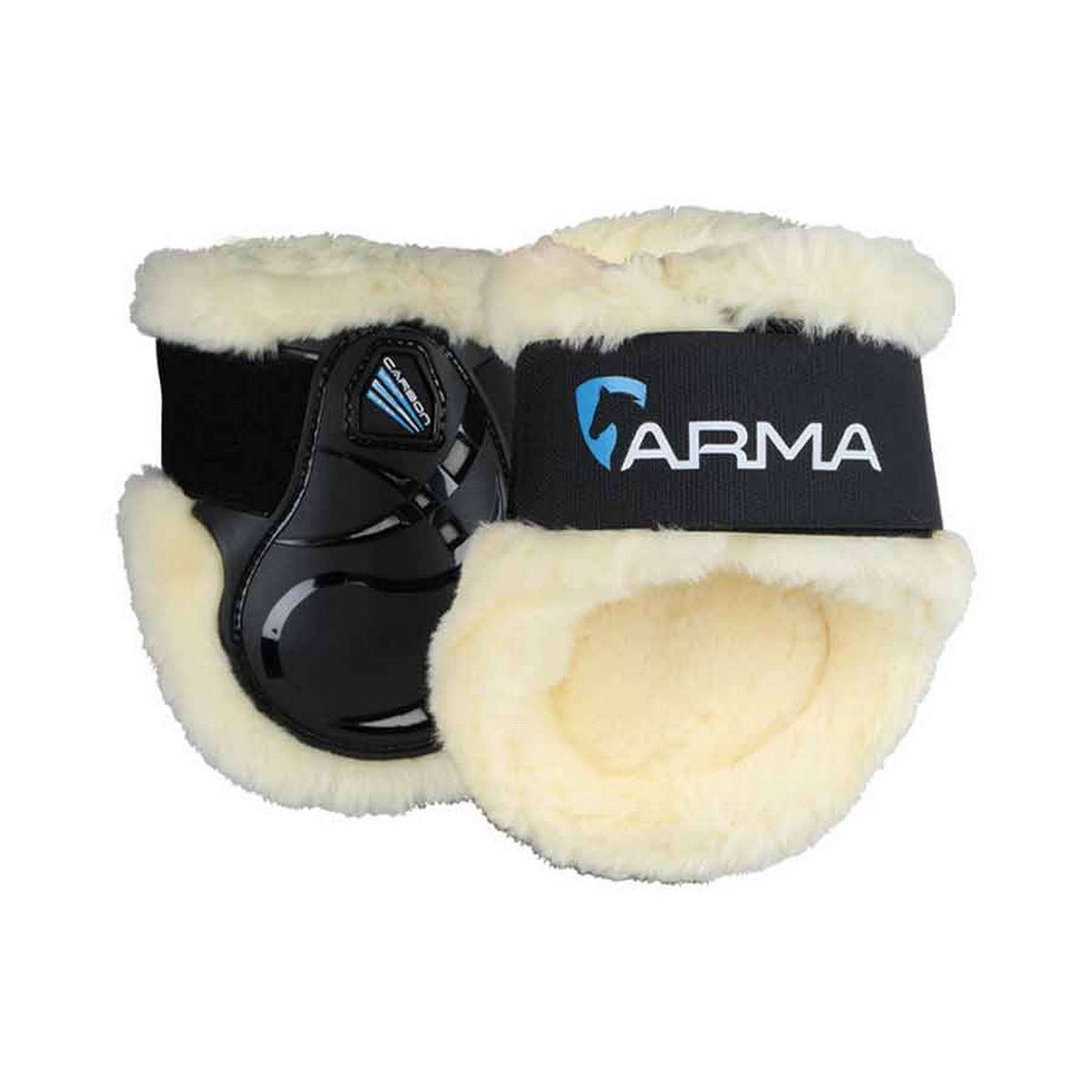 Arma by Shires Fetlock Boots Carbon SupaFleece Black