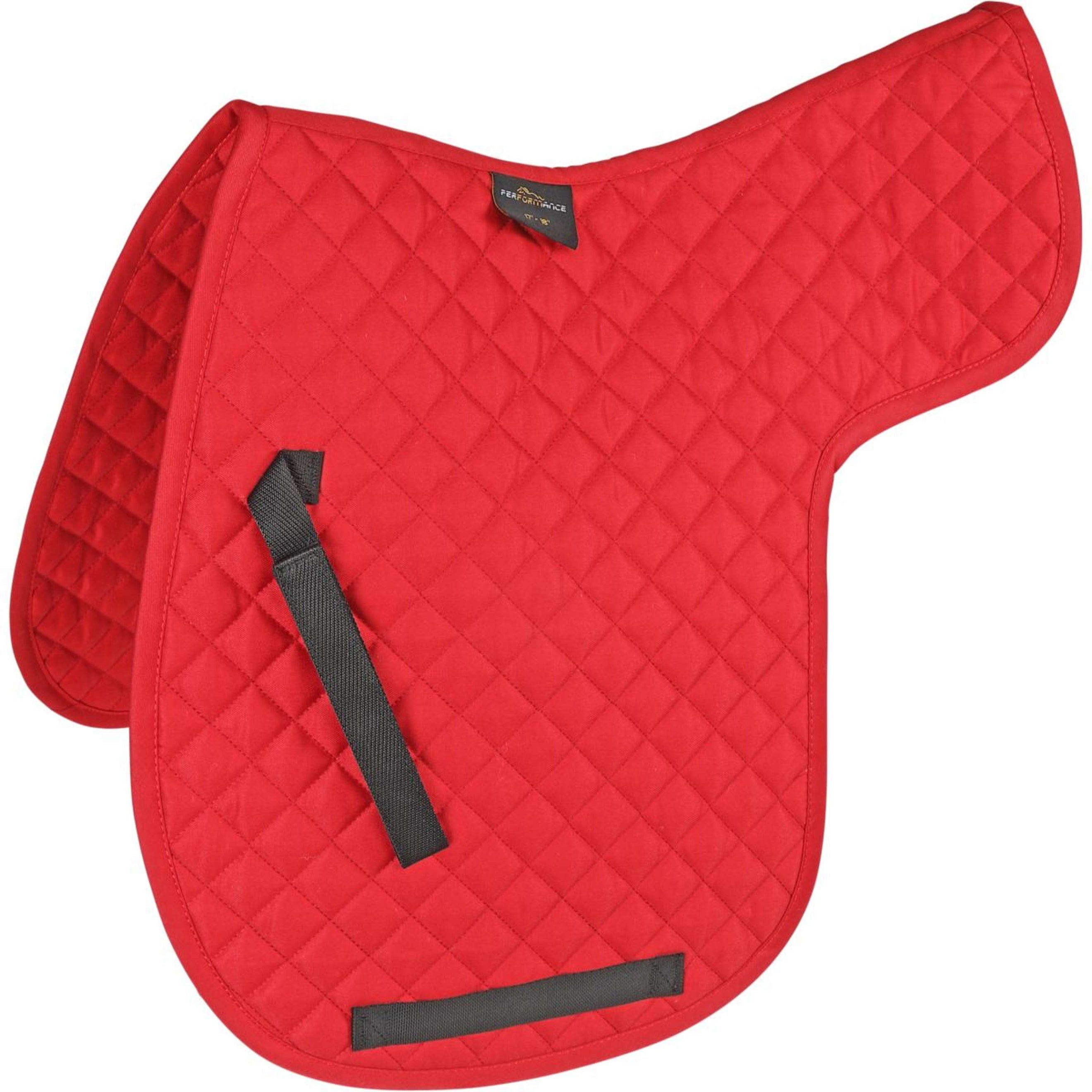 Performance Saddlepad Lite Saddle Shaped Red