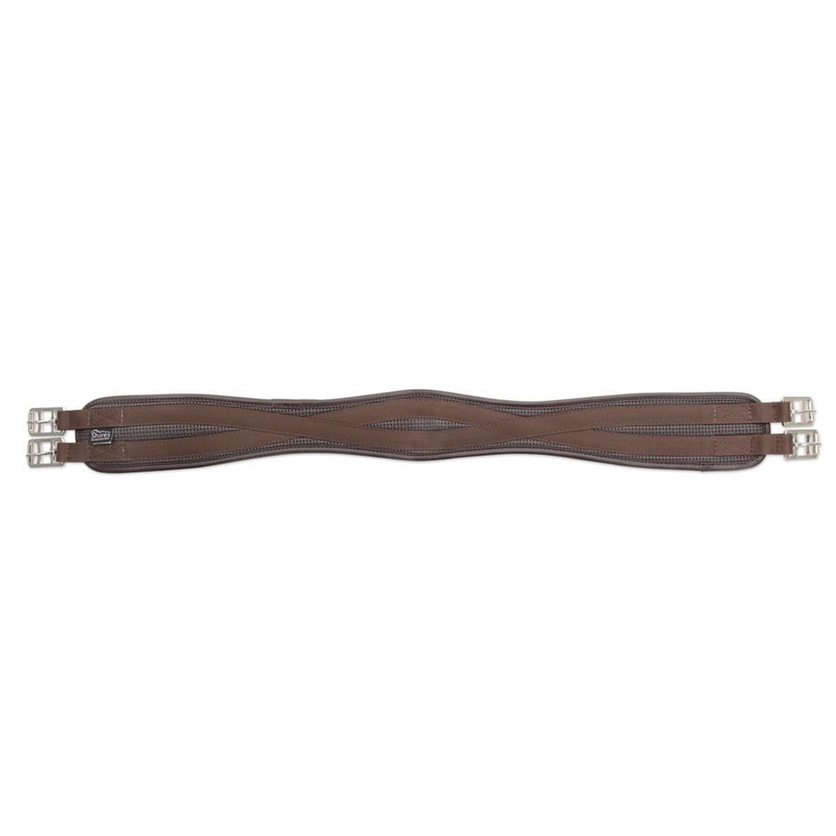 Shires Contour Girth Anti Chafe Brown