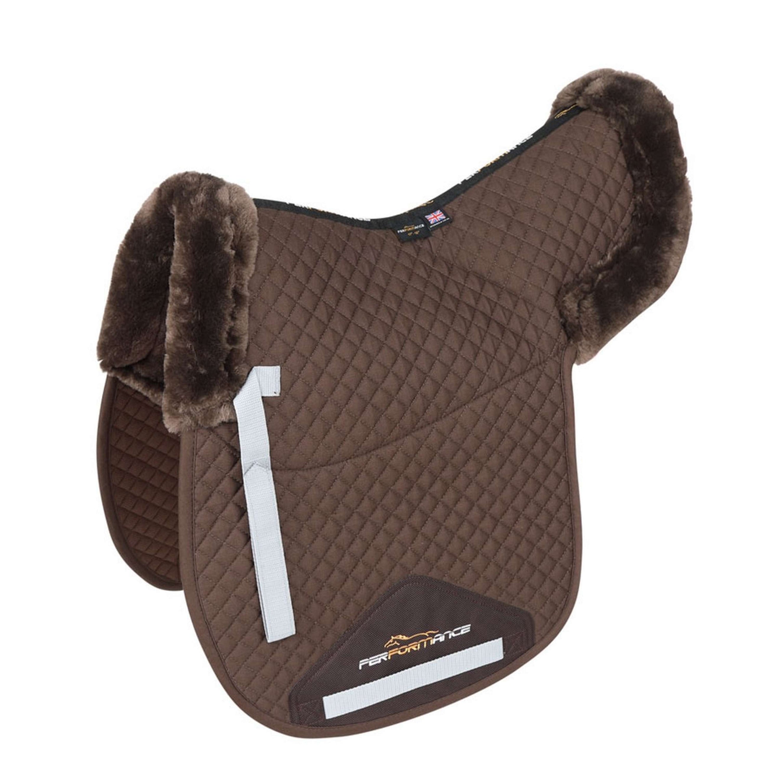 Performance by Shires Saddlepad Numnah SupaFleece Brown