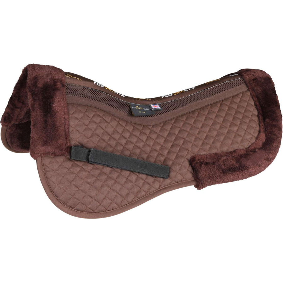 Performance by Shires Half Pad Full Lined Brown
