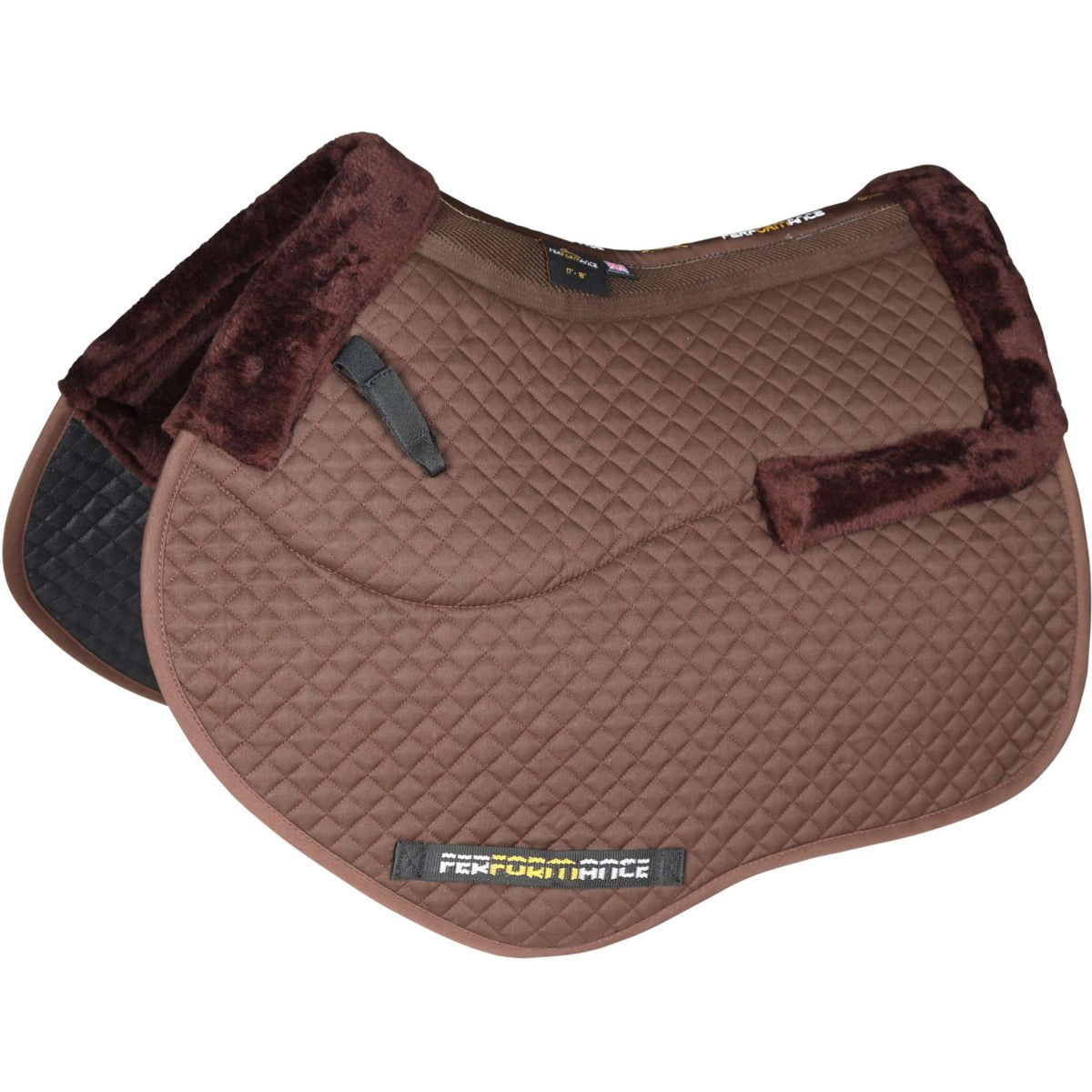 Performance Saddlepad Lined Jump Brown