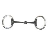 Shires Bit Sweet Iron Flat Ring Eggbutt Snaffle Black